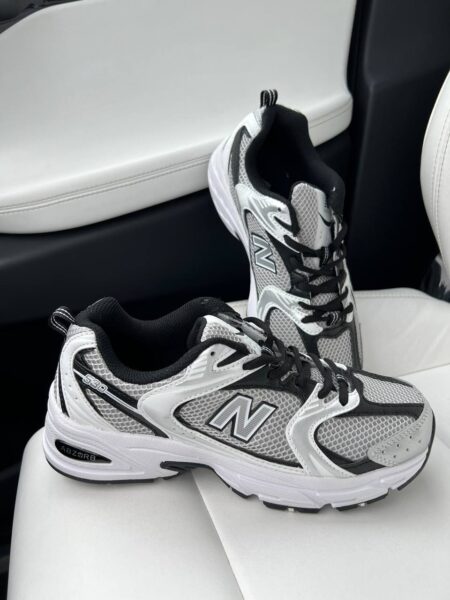 New Balance Silver Black