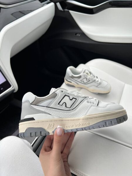 New Balance 550 White Silver