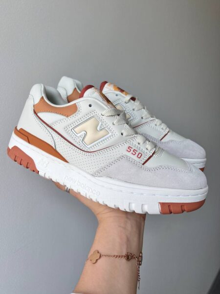 New Balance 550 White Orange