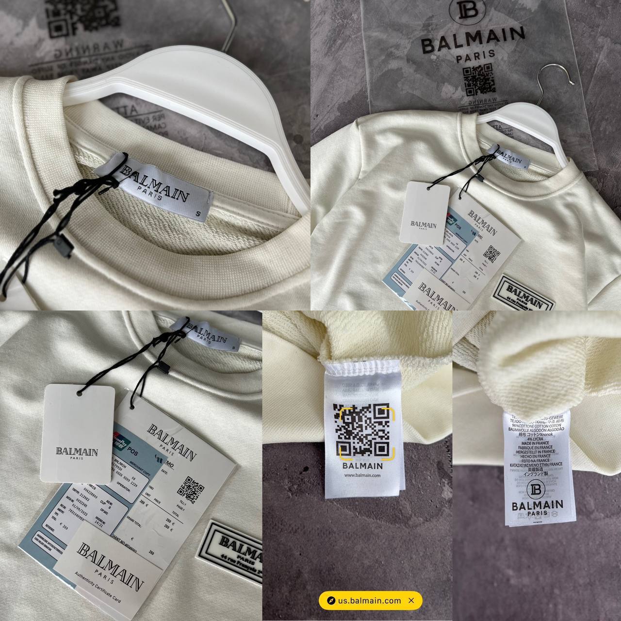 Світшот чоловічий Balmain - Зображення 8