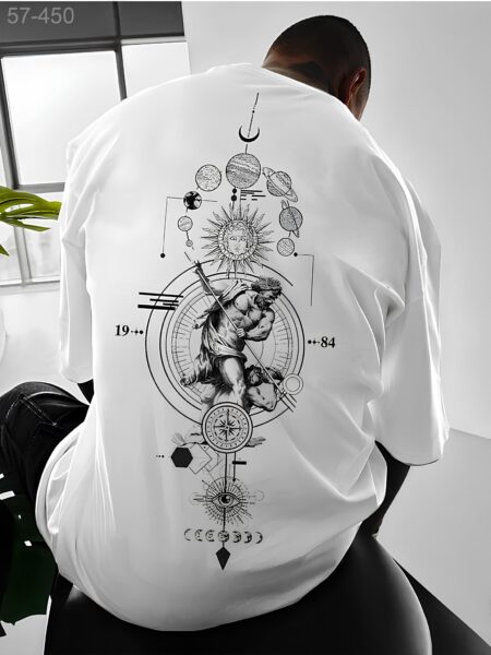 Футболка з ДТФ принтом (Оверсайз)