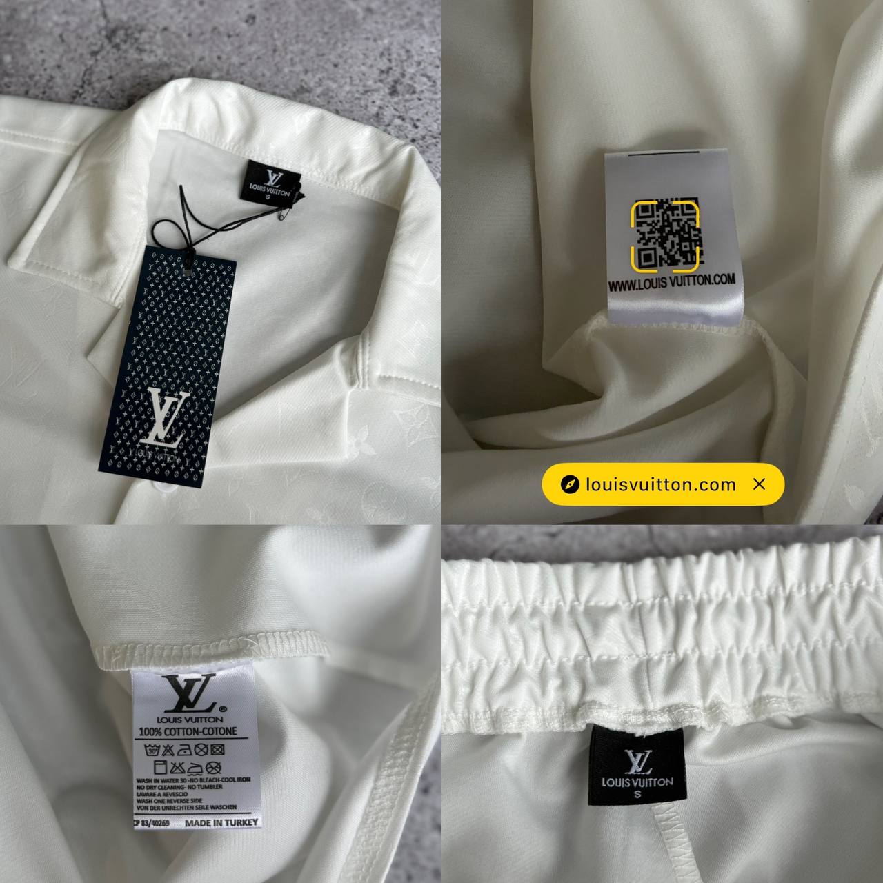 Комплект сорочка/шорти Louis Vuitton - Зображення 7